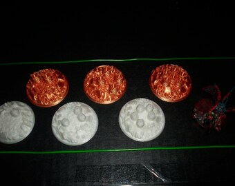 Tyranid Alien Egg Objective Markers (1-6)! Split Color Option! Tabletop Terrain  Warhammer 40k Scenery - HIGH RESOLUTION! 3D Printed