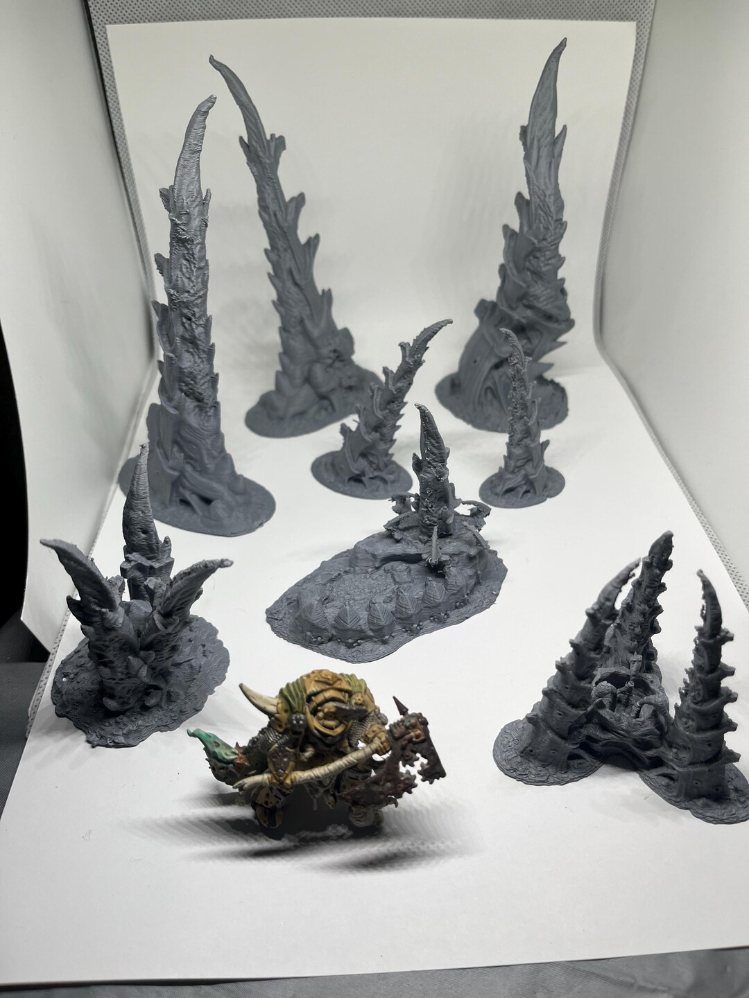 ALIEN STYLE - [8] Pc. Hive Expansion C - 28mm Terrain Scenery - Queen ...
