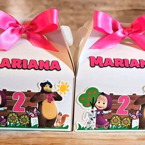 Masha and bear candy box