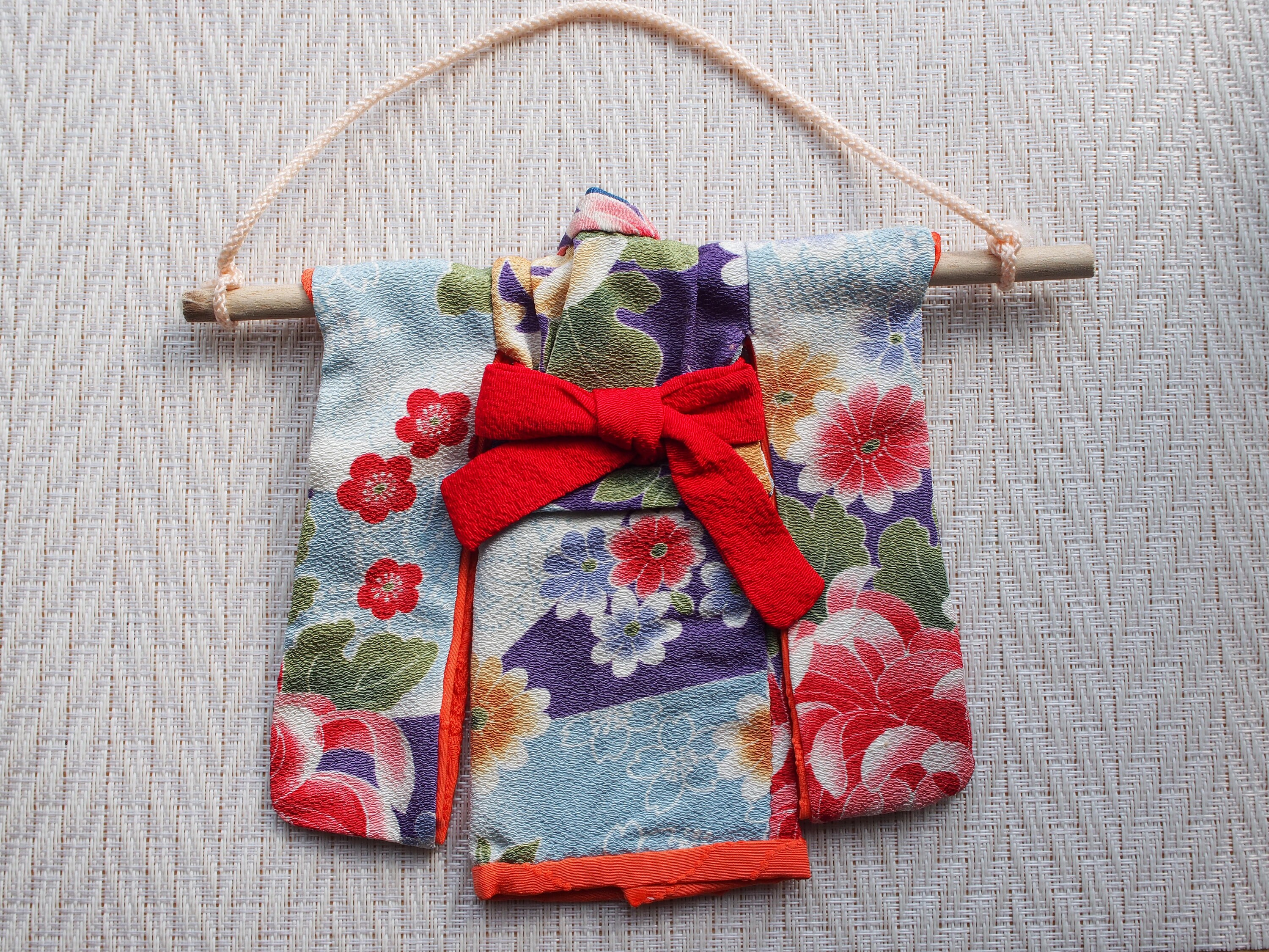 Beautiful Japanese hanging ornament of Japanese kimono Etsy