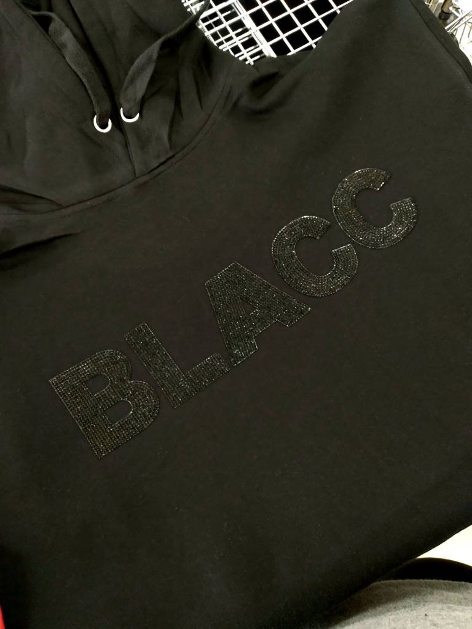 Personalized Hoddie With Rhinestone Letter | Etsy