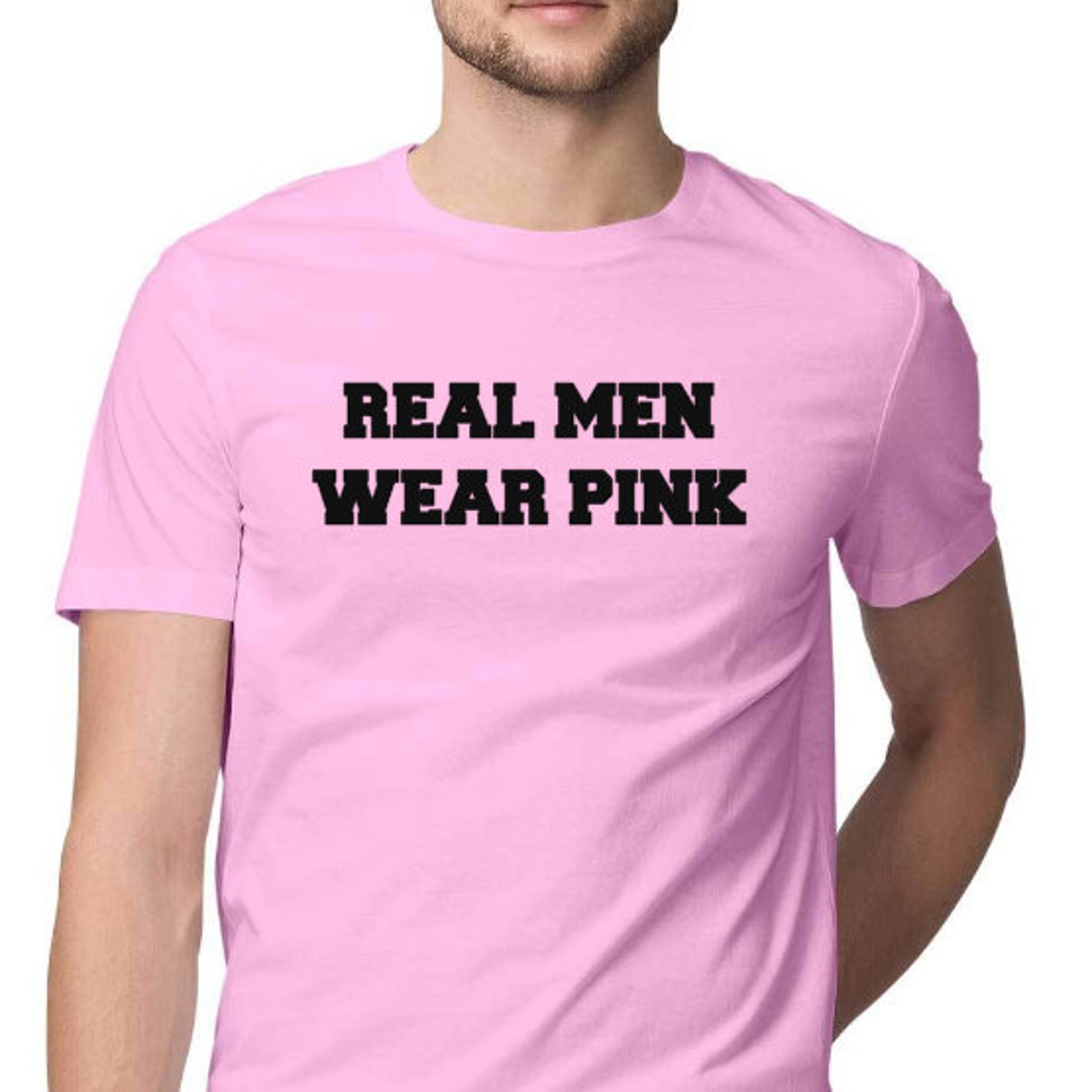 Real Men Wear Pink T Shirts Etsy