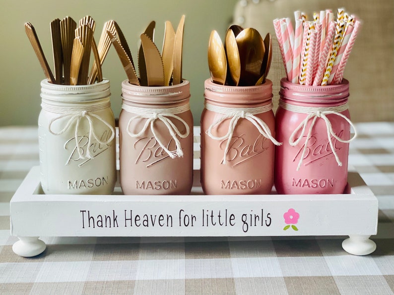 Baby Girl Shower Centerpiece Baby Shower Decor Girl Nursery Etsy