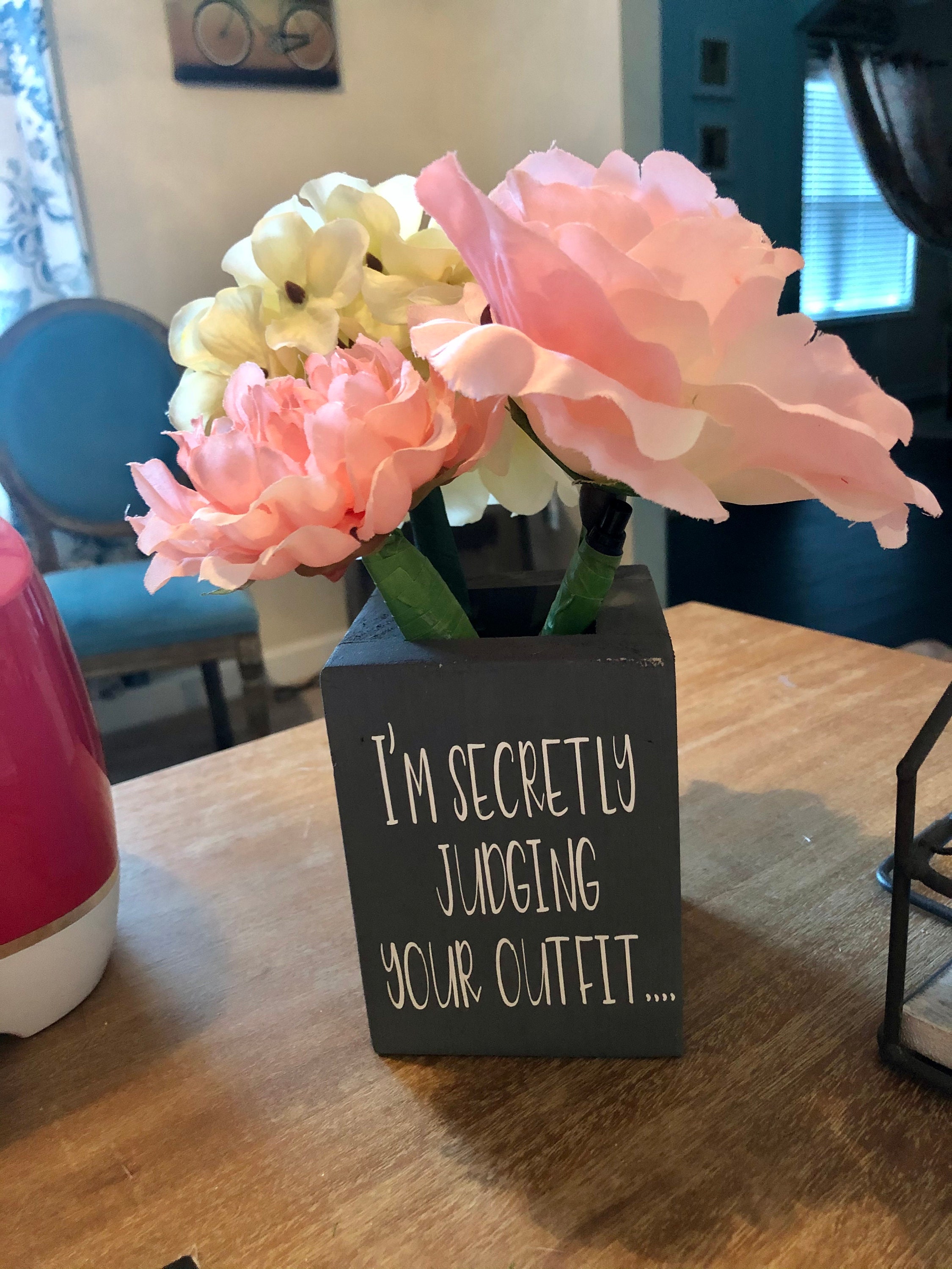 Flower Pens Fun Pen Holder Office Decor Flower Pen Etsy