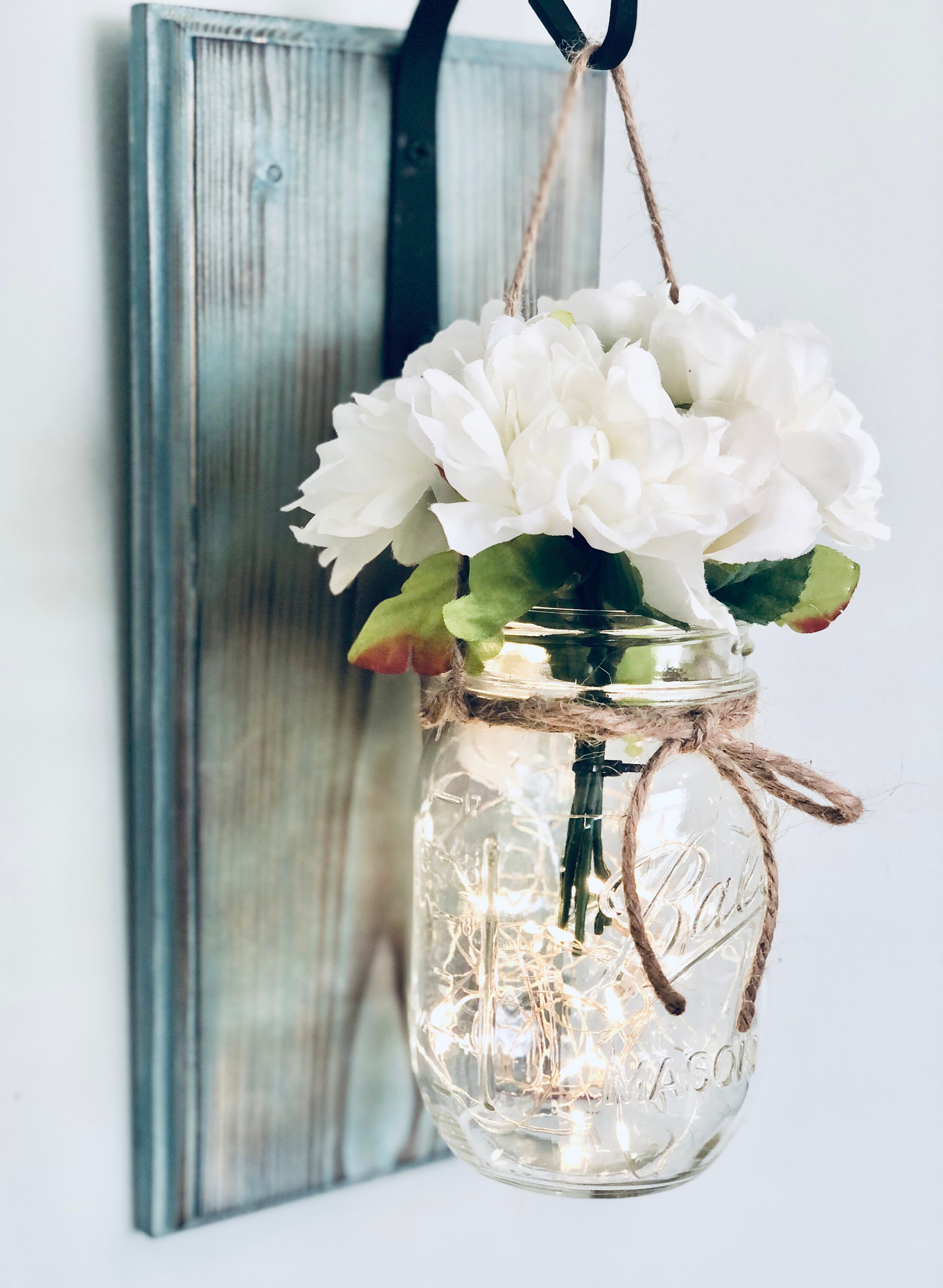 Sunflower Mason Jar Centerpiece, Year Round Table Decor, Rustic Wood Crate,  Yellow Sunflower Decor, Farmhouse Table, Kitchen Table Decor 