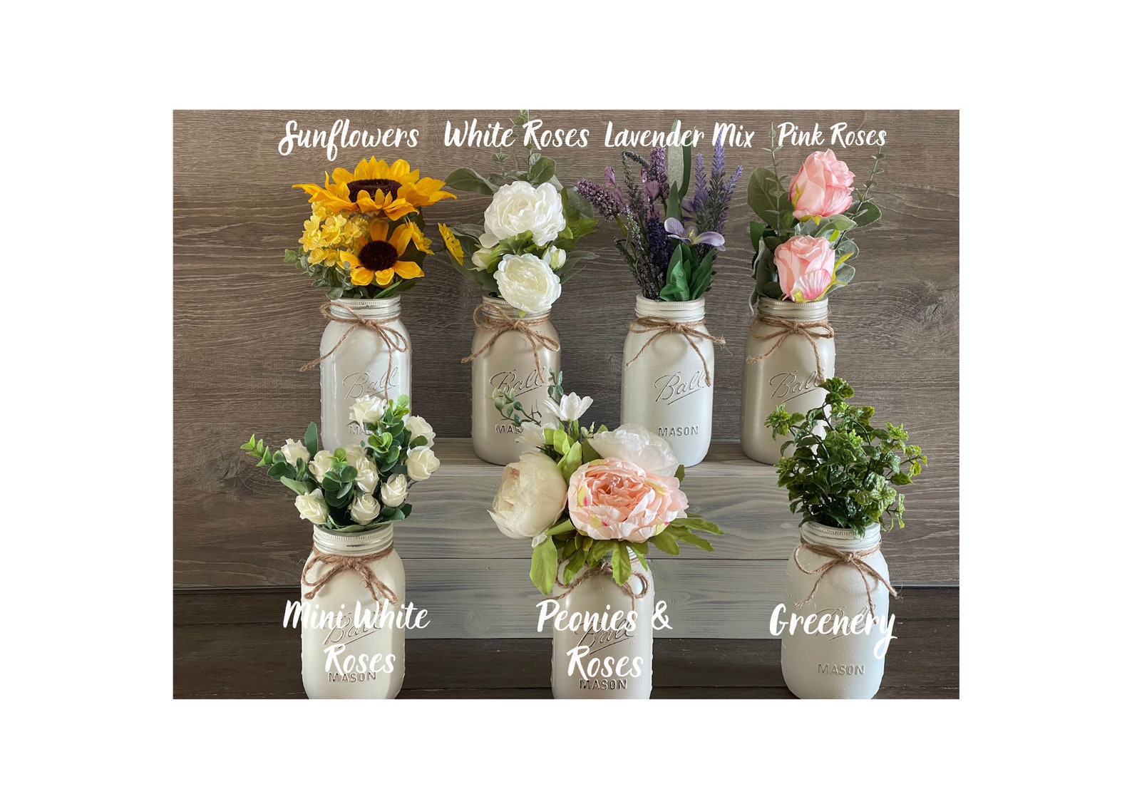 Farmhouse Mason Jar Centerpiece: Lavender & Scripture Decor, Religious ...