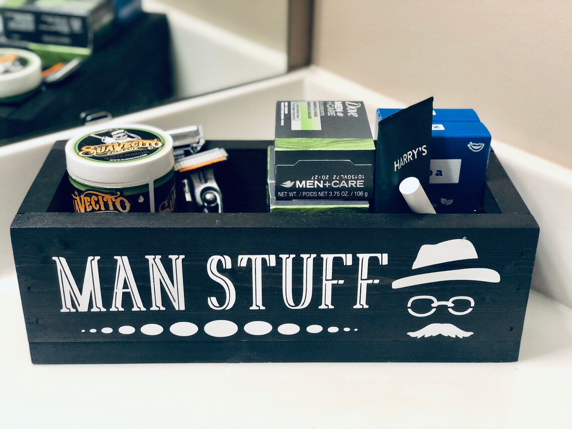 Regalos varonroner decoración del baño de los hombres | Etsy