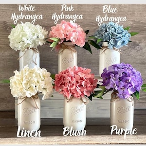 Lighted Mason Jar Wedding Centerpieces, Baby Shower Table Decor, Flower Vase Event Decoration