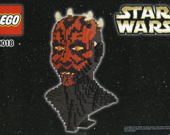 Lego Replacement Instruction Manual Star Wars DARTH MAUL - 10018 Original Release Date 2001