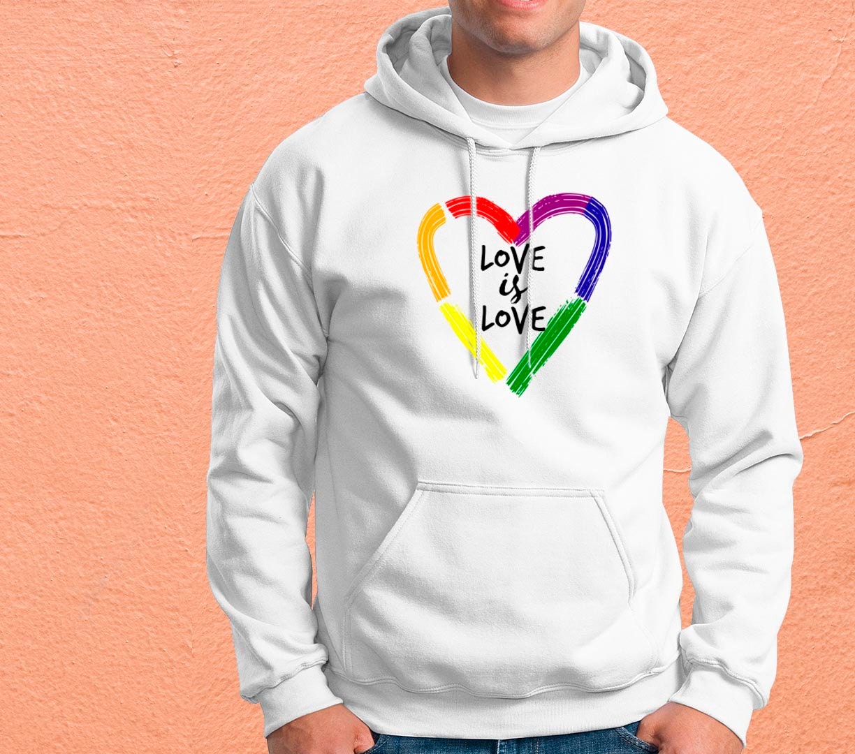 Love Is Love Hoodie LGBTQ Support Sweatshirt Gender Equality | Etsy