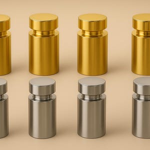 Metal Spacers for Glass or Acrylic Signs