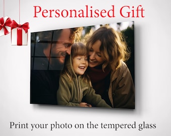 Impresión fotográfica personalizada en vidrio templado: un recuerdo artístico personalizado para la pared.