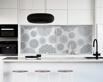 Transparent Glass Backsplash – Heat Resistant Tempered Glass Wall Panel – Custom Size
