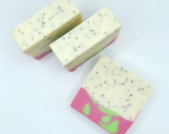 Dragonfruit Soap Bar | Double Butter Bar Soap |  Artisan Handmade Soap | Milk Soap