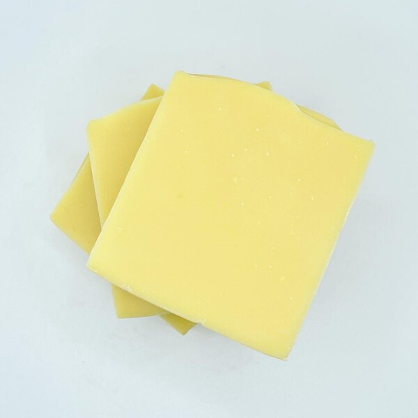 Lemon Verbena Soap Bar | Double Butter Bar Soap |  Artisan Handmade Soap | Milk Soap