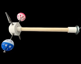 Vogel-Spielzeug Mit Sitzstange & Rotierenden Bällen – Für Wellensittiche, Nymphensittiche & Kleine Vögel