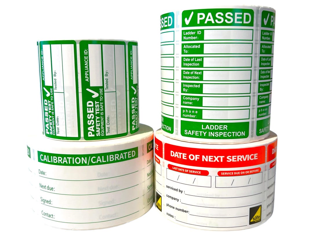 Testing Ready Label Compliance Testing Labels, Service Labels, Passed/tested Stickers - Etsy