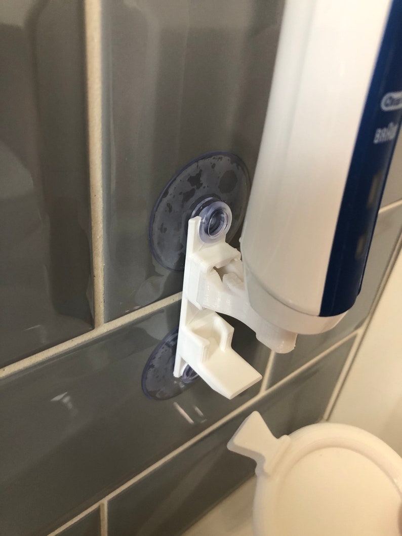Electric Toothbrush Wall Holder With Removable Drip Tray. for Etsy