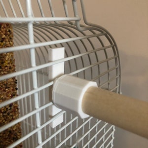 Wooden Bird Perch (3 Perches) Bird Cage Perches (Untreated Natural Wooden Perches) Twist Fit 15mm in diameter