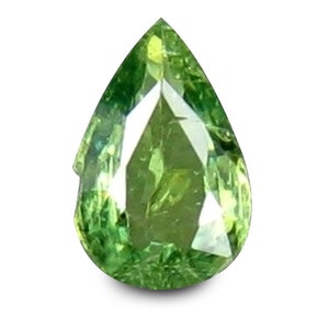 Natural Demantoid Garnet 0.55 Carat- 6x3mm Pear Cut UNHEATED Loose Gemstones.&quot;watch video link in description&quot;DEMANTOID/Genuine/love/gift