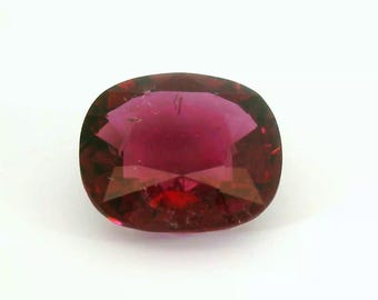 Rubis Du Mozambique Traité 3,65 Carats - Rectangle Pans Coupés, Rouge, Traitement Remplissage Verre