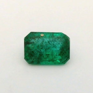 Émeraude Naturelle Zambie 0,54 Ct - Verte Menthe Ovale - Non Traitée - Qualité Excellente - Neuf