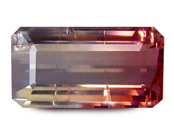 Handmade Rectangle bi-couleur Tourmaline gemstone silver Collier Pendentifs Handmade Rectangle bi-couleur Tourmaline gemstone silver Collier Pendentifs