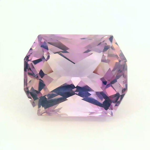 Natural Ametrine Gemstone – Octagon Cut 19x15mm Purple