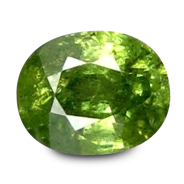 Natural Demantoid Garnet 0.90 Carat- 5x4mm OVAL Cut UNHEATED Loose Gemstones."watch video link in description"DEMANTOID/Genuine/love/gift