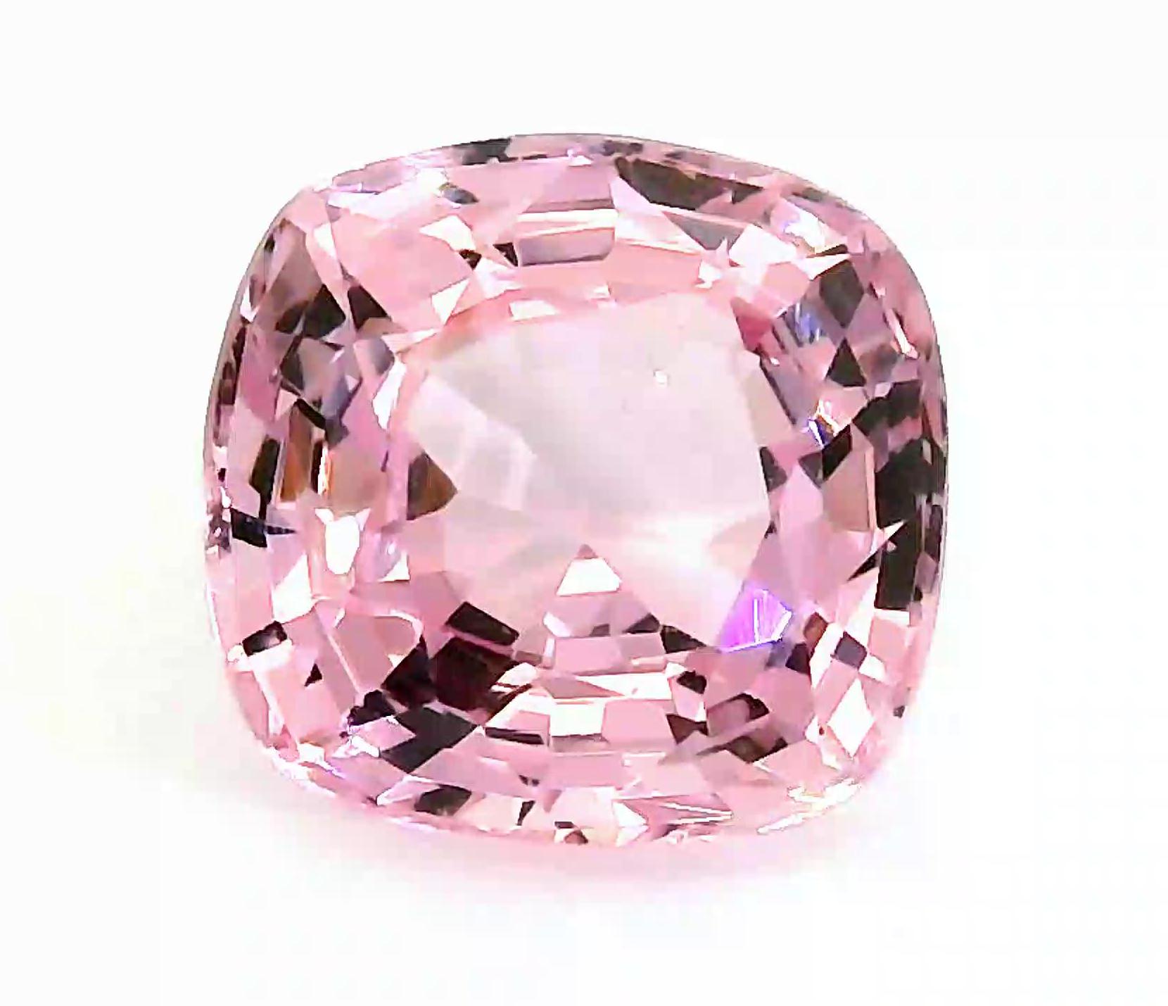 Peach Spinel Gemstone 2.32ct: Cushion Cut, VVS, Burmese Origin - Etsy