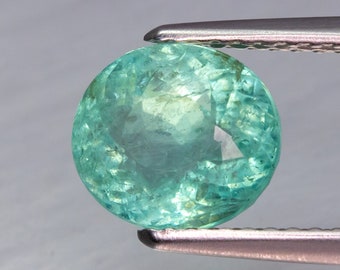 2.20 CARAT-Natural Paraiba Tourmaline 8X7mm OVAL cut copper bearing  loose Gemstones"Pariba jewelry/pendant/ring