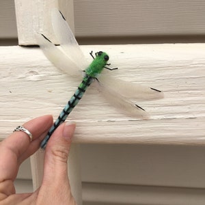 Needle felted dragonfly