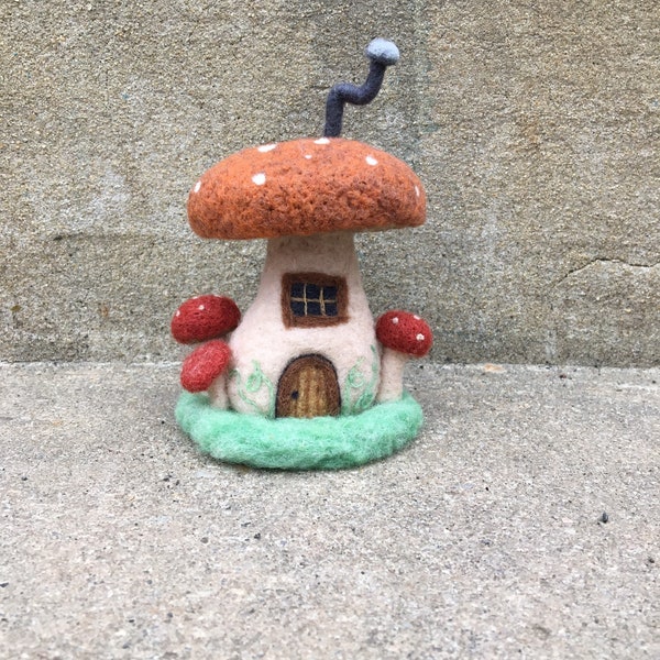 Needle Felted Mushroom Etsy