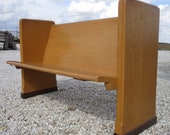 Wooden Church Pew Vintage Victorian Porch Garden Bench Bus Train Station a14, Church Pew Furniture, Entryway Bench, Rustic Pew