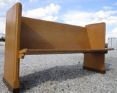 Wooden Church Pew Vintage Victorian Porch Garden Bench Bus Train Station a12, Church Pew Furniture, Entryway Bench, Rustic Pew