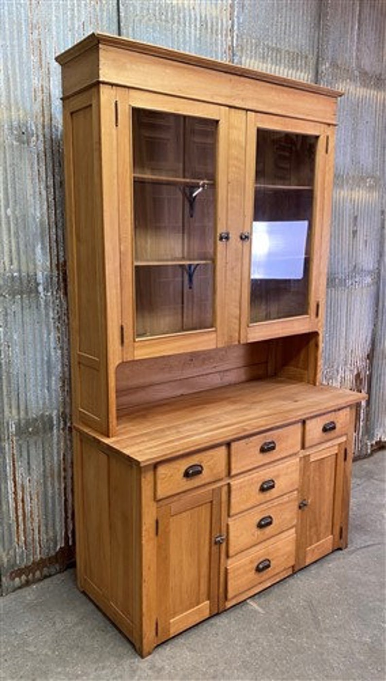 Multi Drawer Step Back Vintage Kitchen Cupboard Etsy