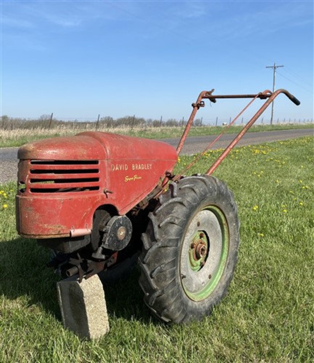 David Bradley Super Power 5HP Garden Tractor Walk Behind Tiller Model 917.57561 Vintage Garden Tractor Cultivator Vintage David Bradley Etsy Canada
