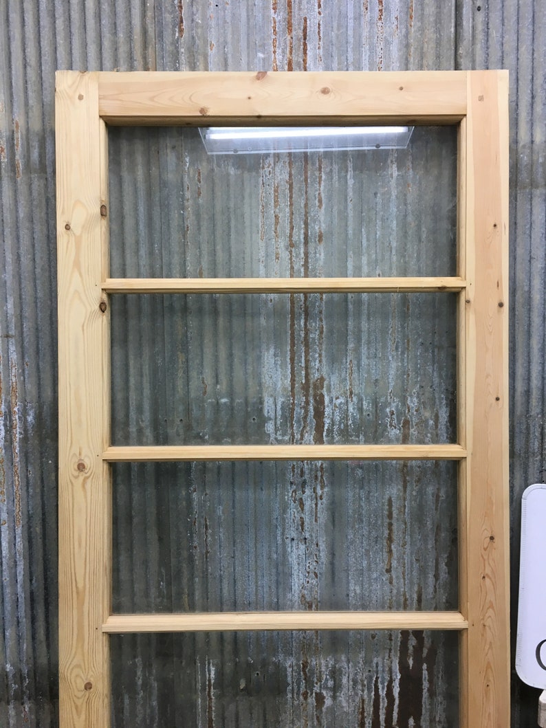 French Single Door 36x80.5 4 Pane Glass European Styled Door FM Etsy