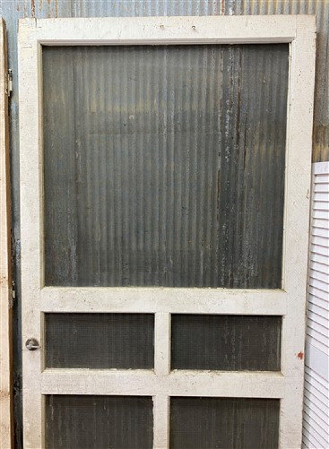 Antique American Screen Doors 45.5x88.5, Architectural Salvage, Vintage