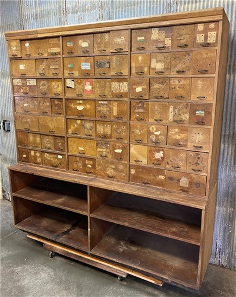 Cubbyhole Apothecary Hardware Store Store Display Etsy