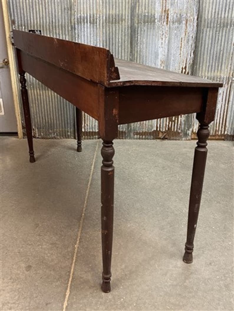 Table Slant Slant Front Table Vintage Wood Desk Home/office Desk Writing - Etsy