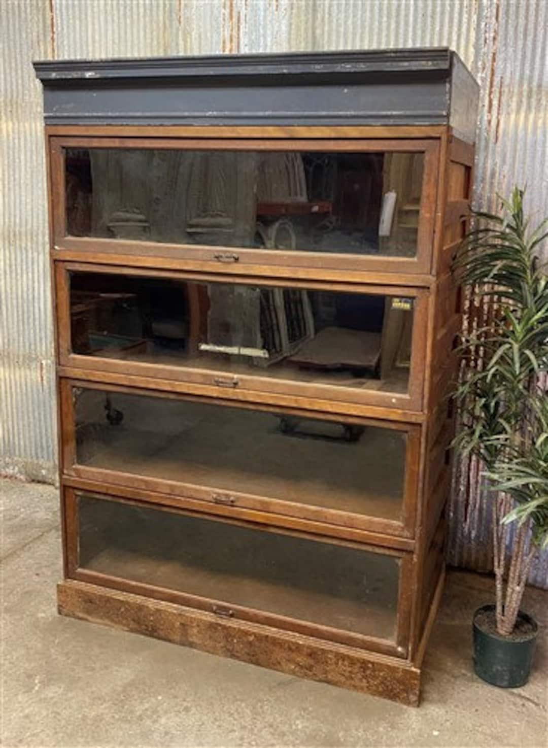 Barrister Bookcase Vintage Lawyer Stacking Bookcase Etsy