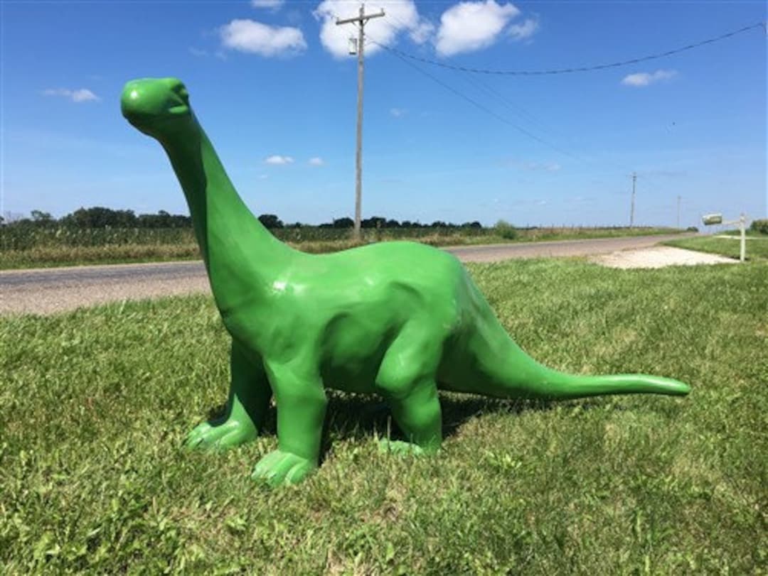 Sinclair Dinosaur, Gas Station Pump Sign, Cast Aluminum Statue ...