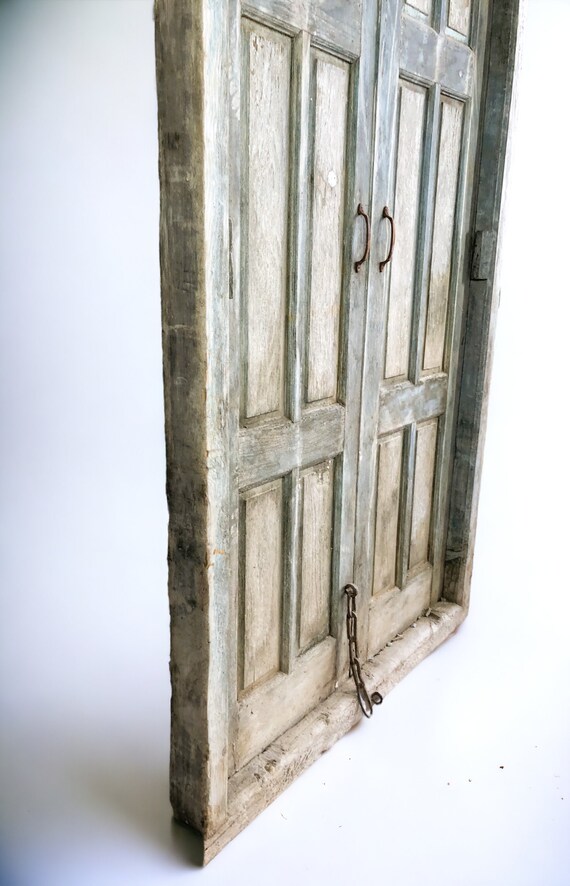 フランス アンティーク French Arch Doors ドア Antique Arched French Double Doors (51x107) European Door