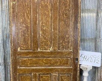 Single Vintage American Sliding Door (54x88.5) Interior Pocket Door w/ Roller