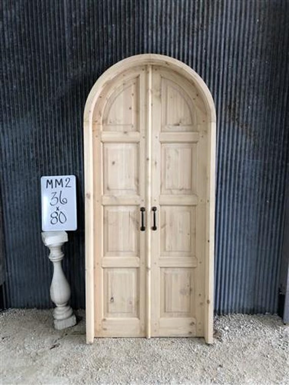 フランス アンティーク panel double doors ドア テーブル Antique French panel doors with metal (115.25x55) H0031s