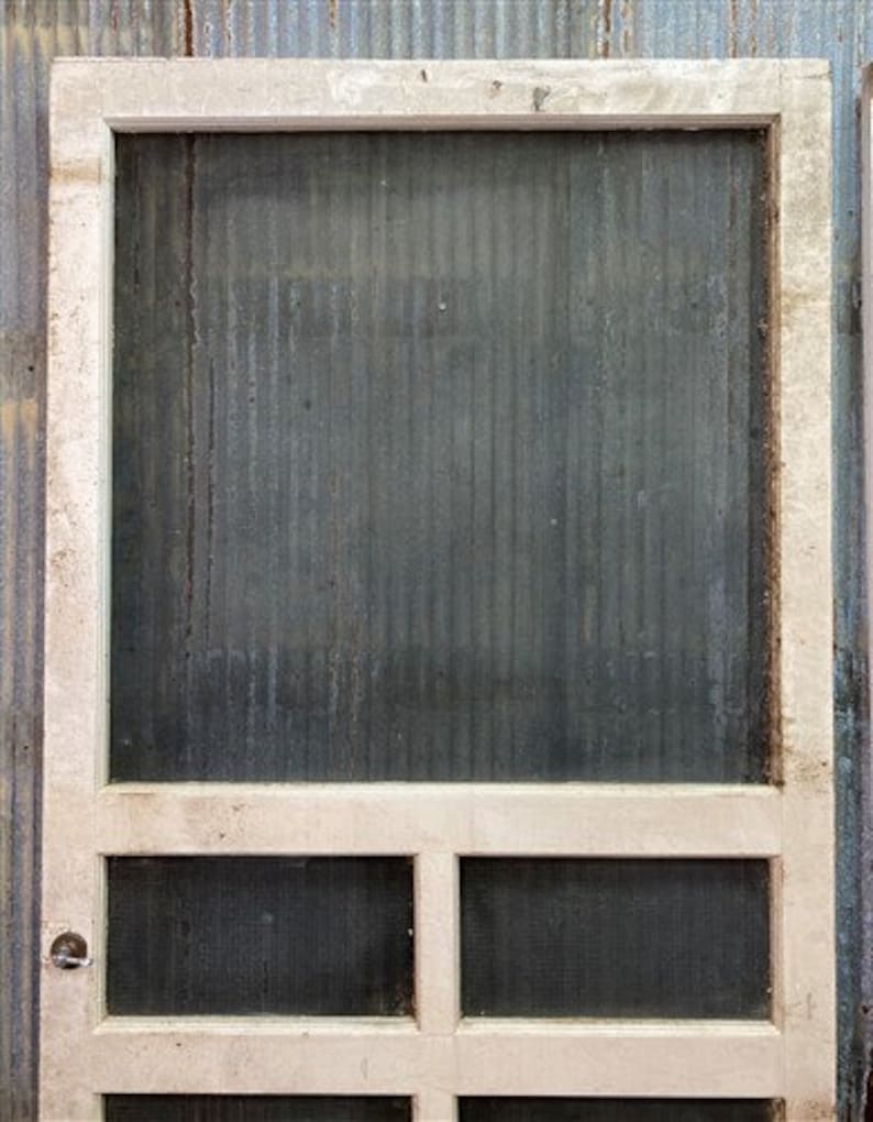 Antique American Screen Doors 45.5x88.5, Architectural Salvage, Vintage