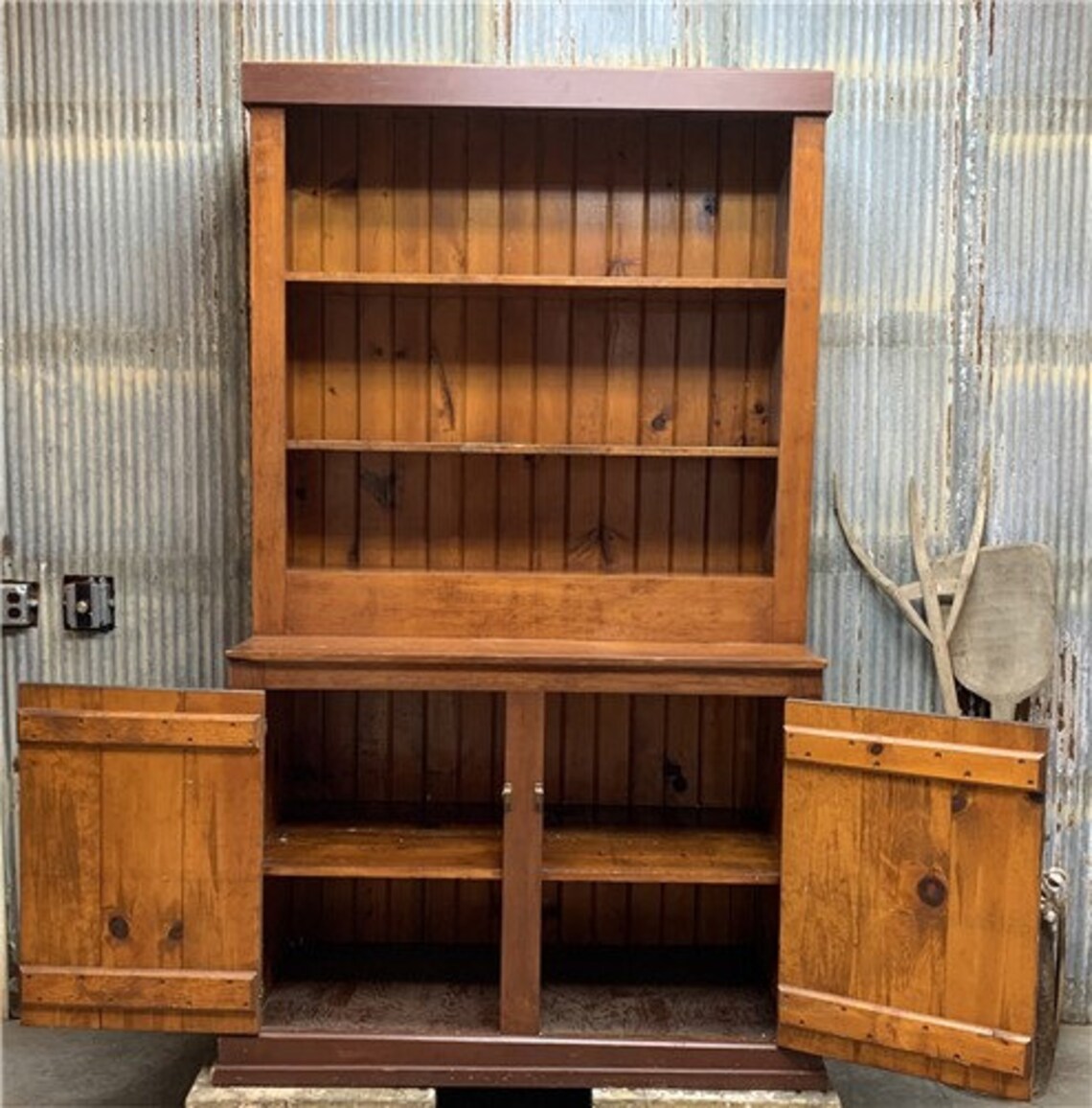 Vintage Store Display Counter General Store Showcase Wood Etsy