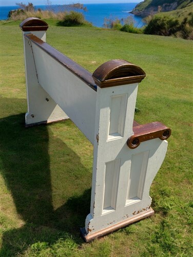 Vintage Wooden Church Pew, Porch Bench, Entry Foyer Bench, Dining ...