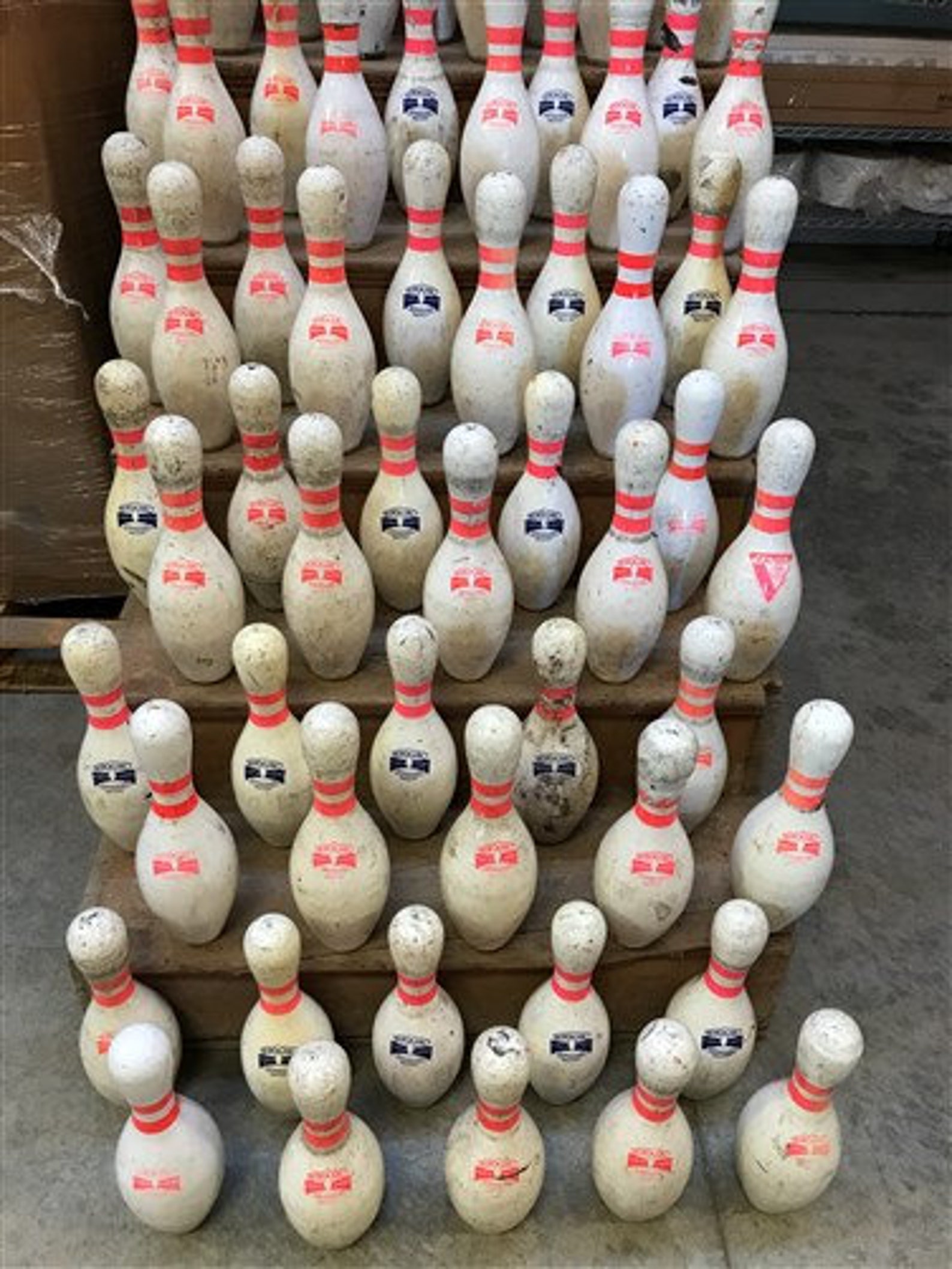 100 Bowling Alley Pins Set Lot Hunting Target Trap Shooting Etsy